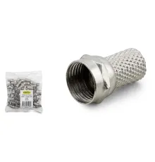 F Konnektör 17 Mm 100 Lü Paket Sılver WK-05S