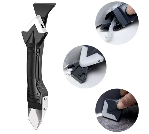 Fayans Derz Silikon Kazıyıcı Sıyırıcı Ve Uygulayıcı Aparat 3 ü 1 Arada