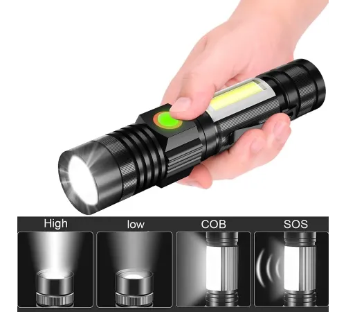 F.B.I PRO F-28A ŞARJLI MIKNATISLI EL FENERİ