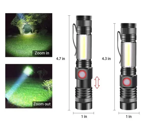 F.B.I PRO F-28A ŞARJLI MIKNATISLI EL FENERİ