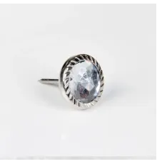 Febko Dekoratif Parlak Taşlı Kabara Raptiye 17 mm - 50 adet