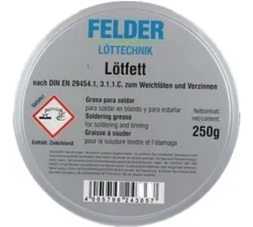 Felder Lötfett Lehim Pastası 250 Gr