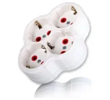 Fetih Dörtlü Topraklı Fişli Priz