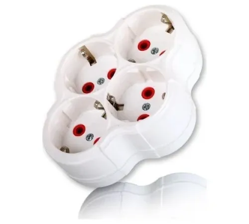 Fetih Dörtlü Topraklı Fişli Priz