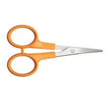 Fiskars 9808 M204 Kavisli Nakış Aplike Makası No: 4 inç / 10 cm - Paslanmaz Çelik