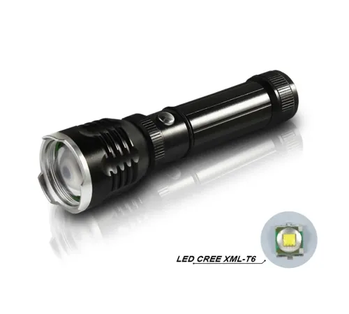 Flaşörlü Uzun Mesafeli Şarjlı Pilli Mıknatıslı EL Feneri Wt-282