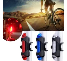 Fonksyonlu Bisiklet Arka Stop Uyarı İkaz Işığı Şarjlı 4 Modlu Lamba