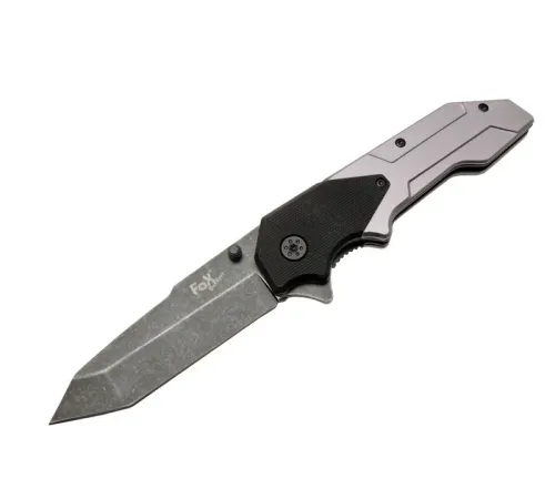 Fox A9 Gri Tanto Kamp Çakı 21cm- Yarı