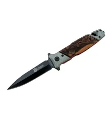 FST 1112 Kurtarma Kamp Çakı 21 cm - Yarı , İp Kesmeli, Cam Perçinli