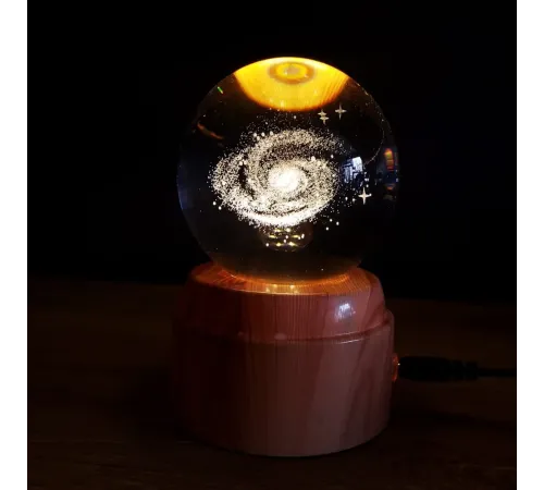 Galaxy Gezegen Tasarımlı Dönen Masa Lambası