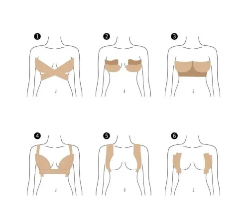 Göğüs Dikleştirme Bandı S Beden 2.5 Cm 5 Mt