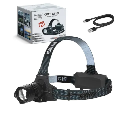 GT100 Led Şarjlı Kafa Lambası WT-628
