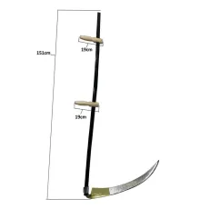 Günaş Komple Tırpan - Metal Saplı 6 Parça Set - Ahşap Elcik 65 cm