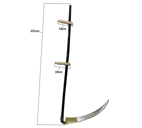 Günaş Komple Tırpan - Metal Saplı 6 Parça Set - Ahşap Elcik 65 cm