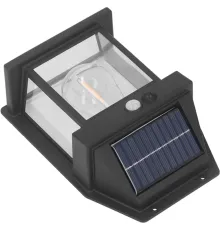 Güneş Enerjili Bahçe Aydınlatması Aplik Dekor Solar Ve Sensörlü Bahçe Balkon ve Garaj Lambası