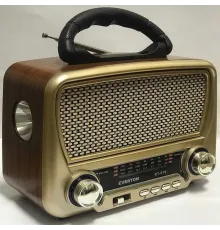 Güneş Enerjili Nostaljik Fm Aux Usb Müzik Çalar Rt-819