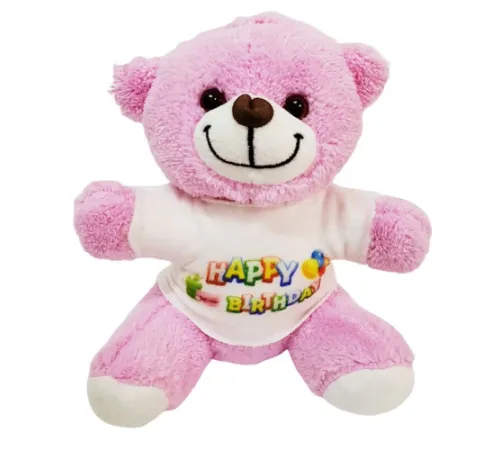Happy Birthday Tişörtlü Ayıcık
