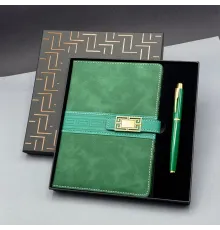 Hediyelik Defter Kalem Set Yeşil