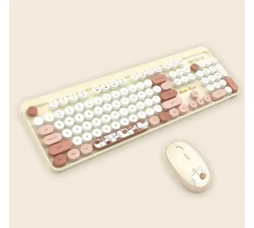 Hello Bear Sütlü Çay Klavye Mouse Set