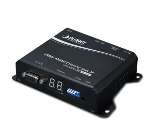 High Definition HDMI IP Sinyal Uzatma Cihazı, Alıcı Ünite, PoE<br>
High Definition HDMI Extender Receiver over IP with PoE