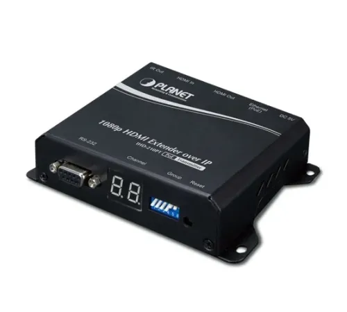 High Definition HDMI IP Sinyal Uzatma Cihazı, Verici Ünite, PoE<br>
High Definition HDMI Extender Transmitter over IP with PoE