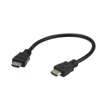 High Speed True 4K HDMI Ethernet Kablosu, 0.3 metre<br>
0.3 m High Speed True 4K HDMI Cable with Ethernet