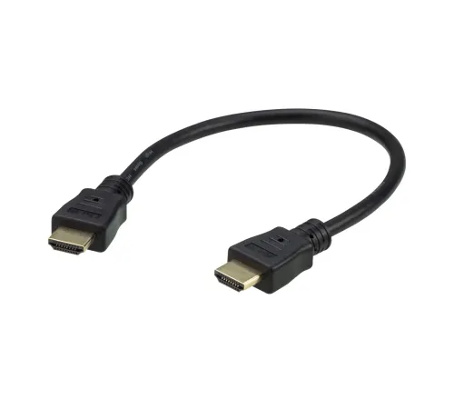 High Speed True 4K HDMI Ethernet Kablosu, 0.3 metre<br>
0.3 m High Speed True 4K HDMI Cable with Ethernet