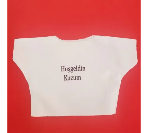 Hoşgeldin Kuzum Yazılı Oyuncak Tişörtü