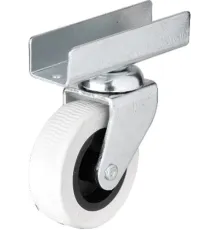 Hts 323 - 50x20 mm Gri Uzun U Tablalı Teker 4 Adet