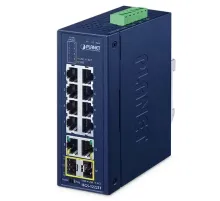 Industrial 8-Port 10/100TX + 2-Port 10/100/1000T + 2-Port 1000X SFP Ring Ethernet Switch
