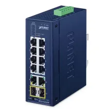 Industrial 8-Port 10/100TX + 2-Port 10/100/1000T + 2-Port 1000X SFP Ring Ethernet Switch