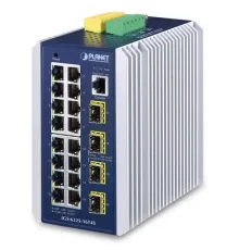 Industrial L3 16-Port 10/100/1000T + 4-Port 100/1000X SFP Managed Ethernet Switch