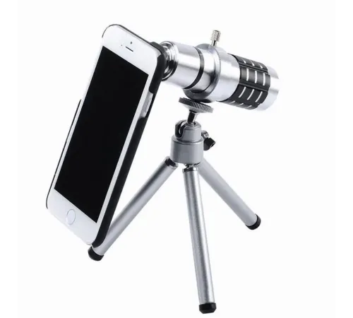 5 5S - 4 4S Için Alüminyum 14X Optik Zoom Yakından Görüntü Çekme Dürbün