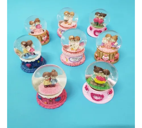 Işıklı Mini Kar Küreleri