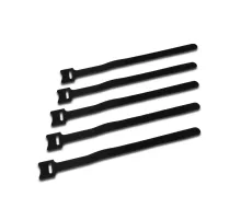 Kablo Bağı Cırt Cırtlı, 13 x 150 mm, Paket İçeriği: 100 adet, siyah renk