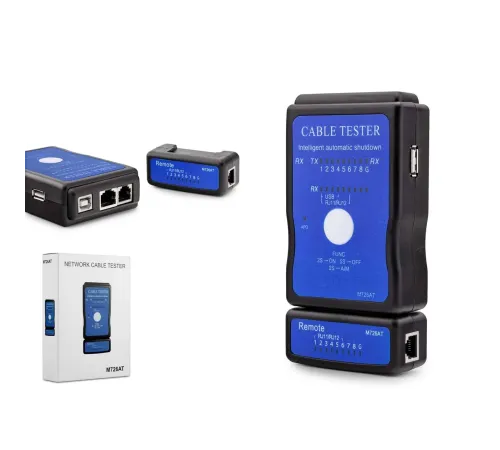 Kablo Test Cihazı Rj11 + Rj45 + Rj12 + Usb HDX6512