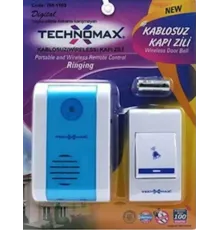 Kablosuz 100 MT Mesafeli Kapı Zili