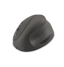 Kablosuz Ergonomik Optik Mouse, 6 Düğmeli, 2.4GHz, şarj edilebilir batarya, siyah renk, USB nano alıcı ve 3.5" şarj edilebilir kablo dahil