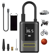 Kablosuz Oto Araç Mini 4000mAh 150 PSI Işıklı Oto Hava Kompresörü KA-760