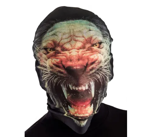 Kafaya Tam Geçmeli Aslan Maskesi - Streç Aslan Maskesi Model 3