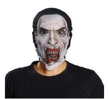 Kafaya Tam Geçmeli Bez Vampir Maskesi - Streç Korku Maskesi - 3D Baskılı Maske Model 2