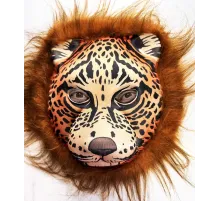 Kahverengi Saçlı Yeleli Aslan Maskesi Eva Mega Peluş 37 No