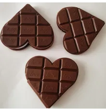 Kalp Tasarımlı Çikolata Not Defteri