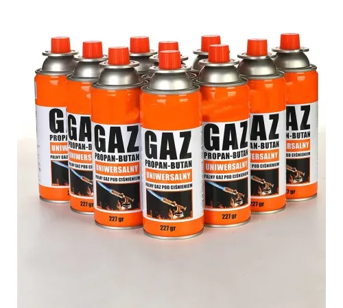 Kamp Ocak Gazı Valfli Kartuş 227GR - 12 Adet