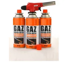 Kamp Ocak Gazı Valfli Kartuş Pürmüz Eco 6 lı Set