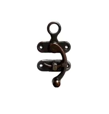 Kancalı Yay Gözü, Ahşap Kutu Klipsi - Büyük, Antik, 100 Adet