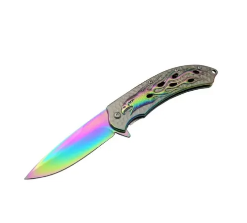 Kartal Rainbowi TK 21 cm Kamp / Outdoor Çakı - Yarı , Kutulu