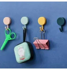 Kendinden Yapışkanlı Renkli Duvar Askısı 10 Adet