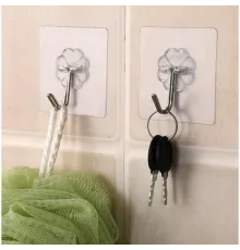 Kendinden Yapışkanlı Şeffaf Askı 5 Li Set