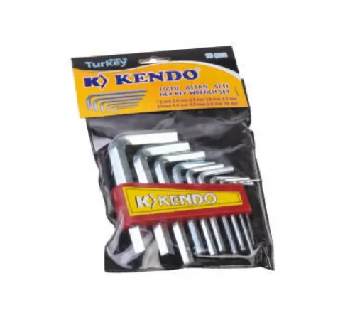 Poşetli 6 Köşe Alyan Seti 10 Parça